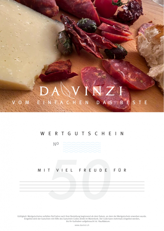 GUTSCHEIN "MOTIV ANTIPASTO"