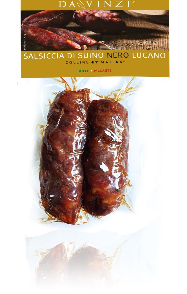 SALSICCIA LUCANICA DI SUINO NERO  200/220 g